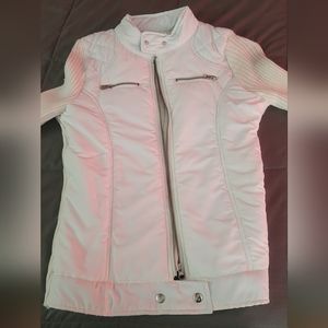 Womans White Jacket Glimmer By Jj Bazice. Mint. Size L